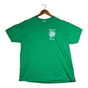 Zac Brown Band Green Local Crew T Shirt Tour Country Men's 2018 sz XL